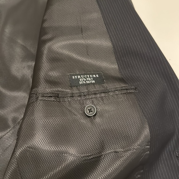 Structure Modern Fit pin striped Suit Jacket- size 46R - Picture 7 of 9